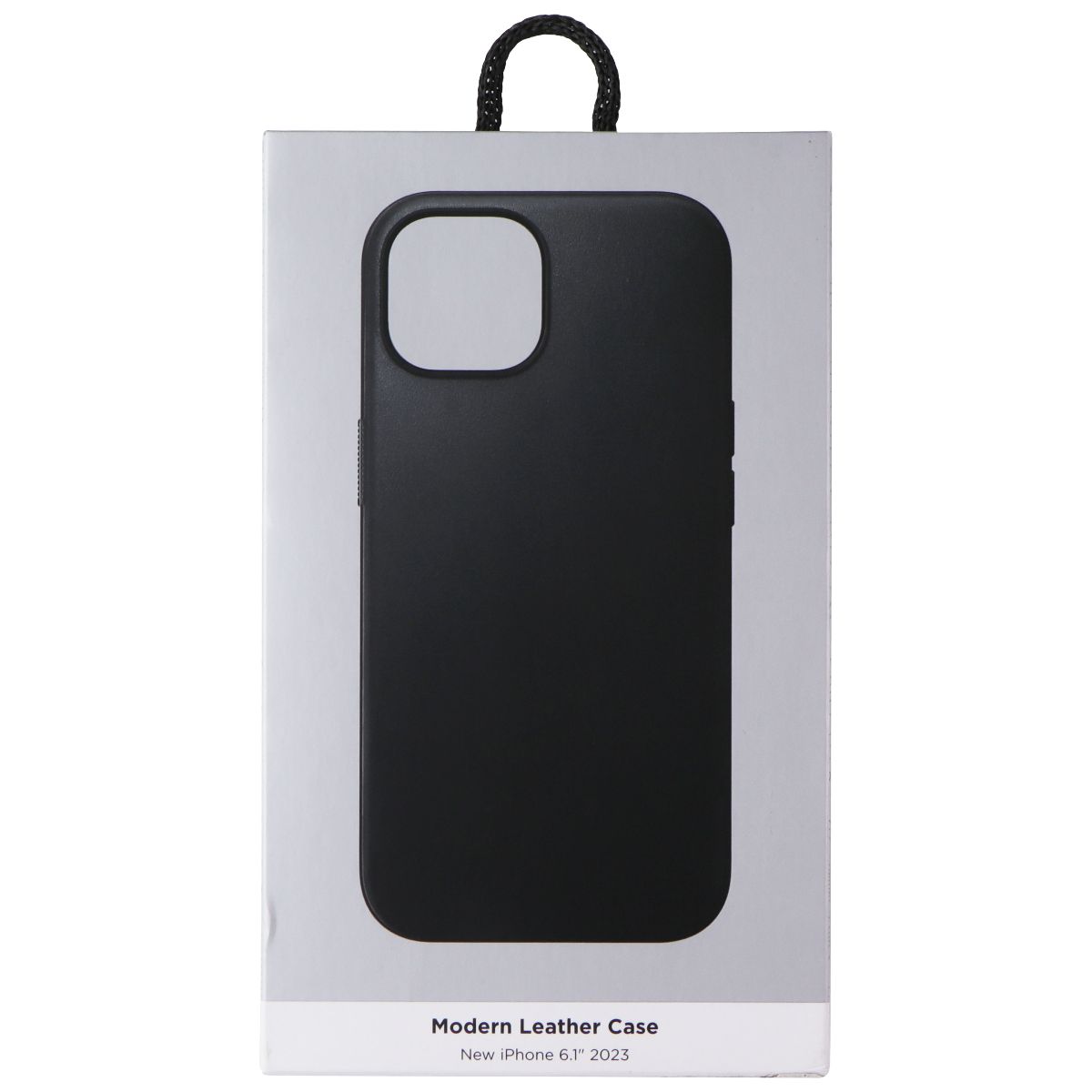 Nomad Modern Leather Case for MagSafe for Apple iPhone 15 - Black