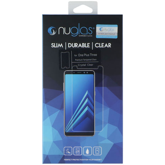 Nuglas Tempered Glass Screen Protector for OnePlus 3 (2016 Model) - Clear Cell Phone - Screen Protectors Nuglas - Simple Cell Bulk Wholesale Pricing - USA Seller