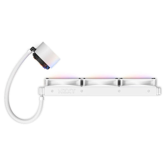 NZXT Kraken Elite 360 RGB, 360MM Liquid Cooler w/ RGB Fans - White (RL-KR36E-W1)