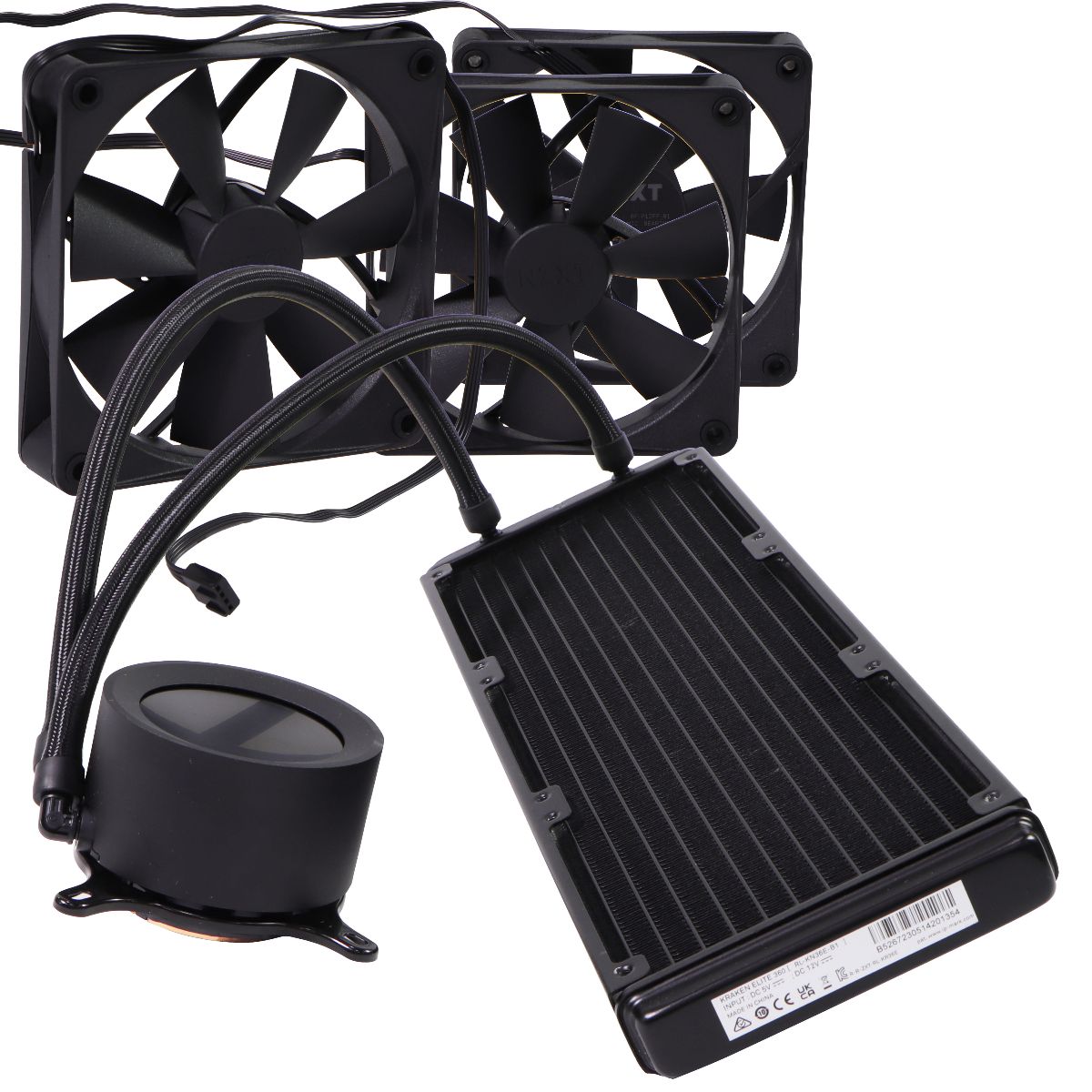 NZXT Kraken Elite 360mm Radiator CPU Liquid Cooler (3 x 120mm F Fans) w/ Display Computer Parts - Other Fan and Cooling Parts NZXT    - Simple Cell Bulk Wholesale Pricing - USA Seller