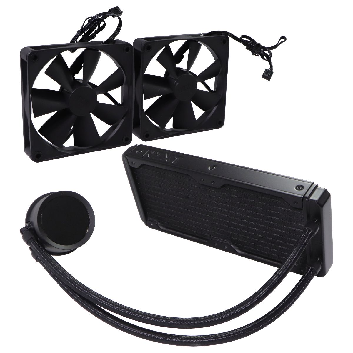 NZXT Kraken 240 (240mm) AIO CPU Liquid Cooler with LCD Display (Non-RGB) - Black Computer Parts - Other Fan and Cooling Parts NZXT - Simple Cell Bulk Wholesale Pricing - USA Seller