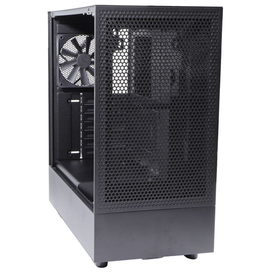 NZXT H5 Flow Compact ATX Mid-Tower PC Gaming Case - Black (CC-H51FB-01) Computer Parts - Computer Cases NZXT - Simple Cell Bulk Wholesale Pricing - USA Seller