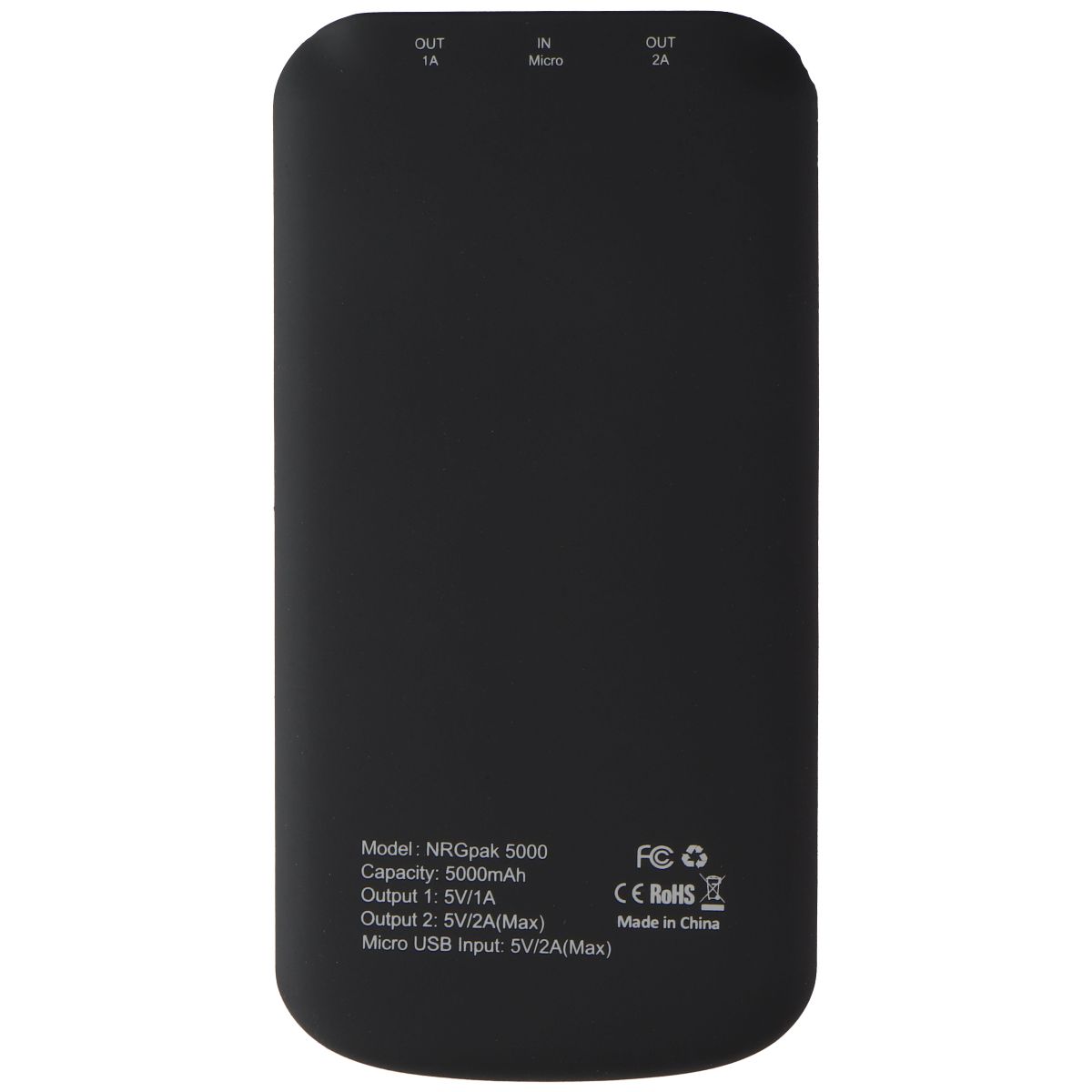 Ghostek Life NRGpak (5,000mAh) Portable Dual USB Power Bank - Black/Rose Cell Phone - Chargers & Cradles Ghostek    - Simple Cell Bulk Wholesale Pricing - USA Seller