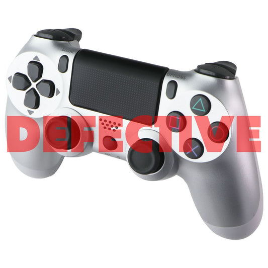 Generic Custom Wireless Gaming Controller for Sony PS4 - Silver Gaming/Console - Controllers & Attachments Unbranded - Simple Cell Bulk Wholesale Pricing - USA Seller