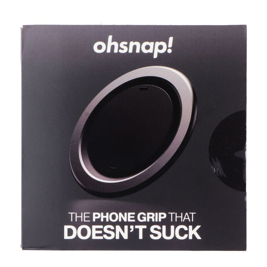 ohsnap! Snap Grip 5 Magnetic Phone Grip and Stand for MagSafe - Boring Black Cell Phone - Mounts & Holders ohsnap! - Simple Cell Bulk Wholesale Pricing - USA Seller