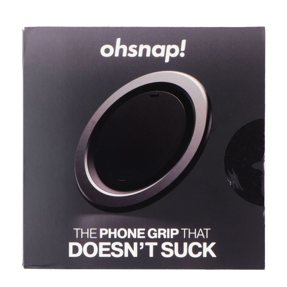 ohsnap! Snap Grip 5 Magnetic Phone Grip and Stand for MagSafe - Boring Black Cell Phone - Mounts & Holders ohsnap! - Simple Cell Bulk Wholesale Pricing - USA Seller