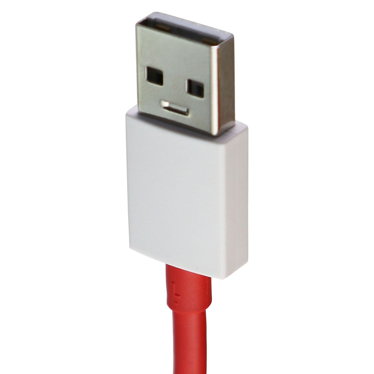 OnePlus (3.3-Ft) 1m USB to USB-C Charge and Sync Warp Cable - Red/White (D287) Cell Phone - Cables & Adapters OnePlus    - Simple Cell Bulk Wholesale Pricing - USA Seller