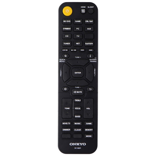 Onkyo OEM Remote Control - Black (RC-986R) TV, Video & Audio Accessories - Remote Controls Onkyo - Simple Cell Bulk Wholesale Pricing - USA Seller