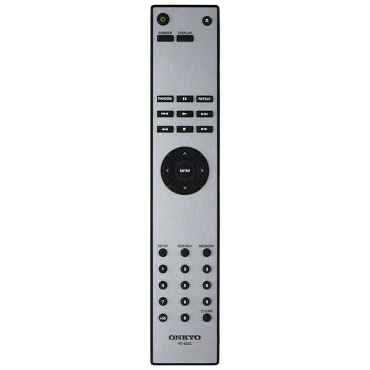 ONKYO (RC-822C) Replacement Remote Control - Silver / Black TV, Video & Audio Accessories - Remote Controls Onkyo - Simple Cell Bulk Wholesale Pricing - USA Seller