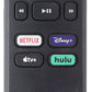 Onn Roku TV Remote with Netflix/Disney+/AppleTV+/Hulu Hot Keys - Black TV, Video & Audio Accessories - Remote Controls ONN - Simple Cell Bulk Wholesale Pricing - USA Seller