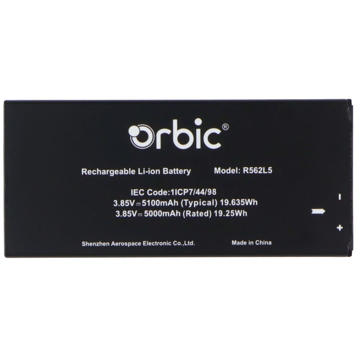 Orbic Rechargeable 5100mAh 3.85V Li-ion Battery (R562L5) Cell Phone - Batteries Orbic - Simple Cell Bulk Wholesale Pricing - USA Seller