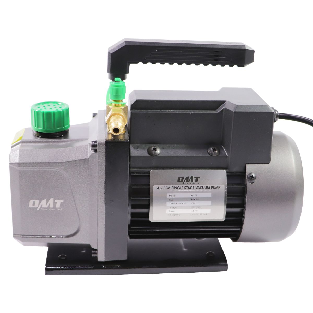 Orion Motor Tech Vacuum Pump 4.5 cfm 1/3 hp HVAC Single Stage Vacuum Pump Other Sporting Goods Orion - Simple Cell Bulk Wholesale Pricing - USA Seller