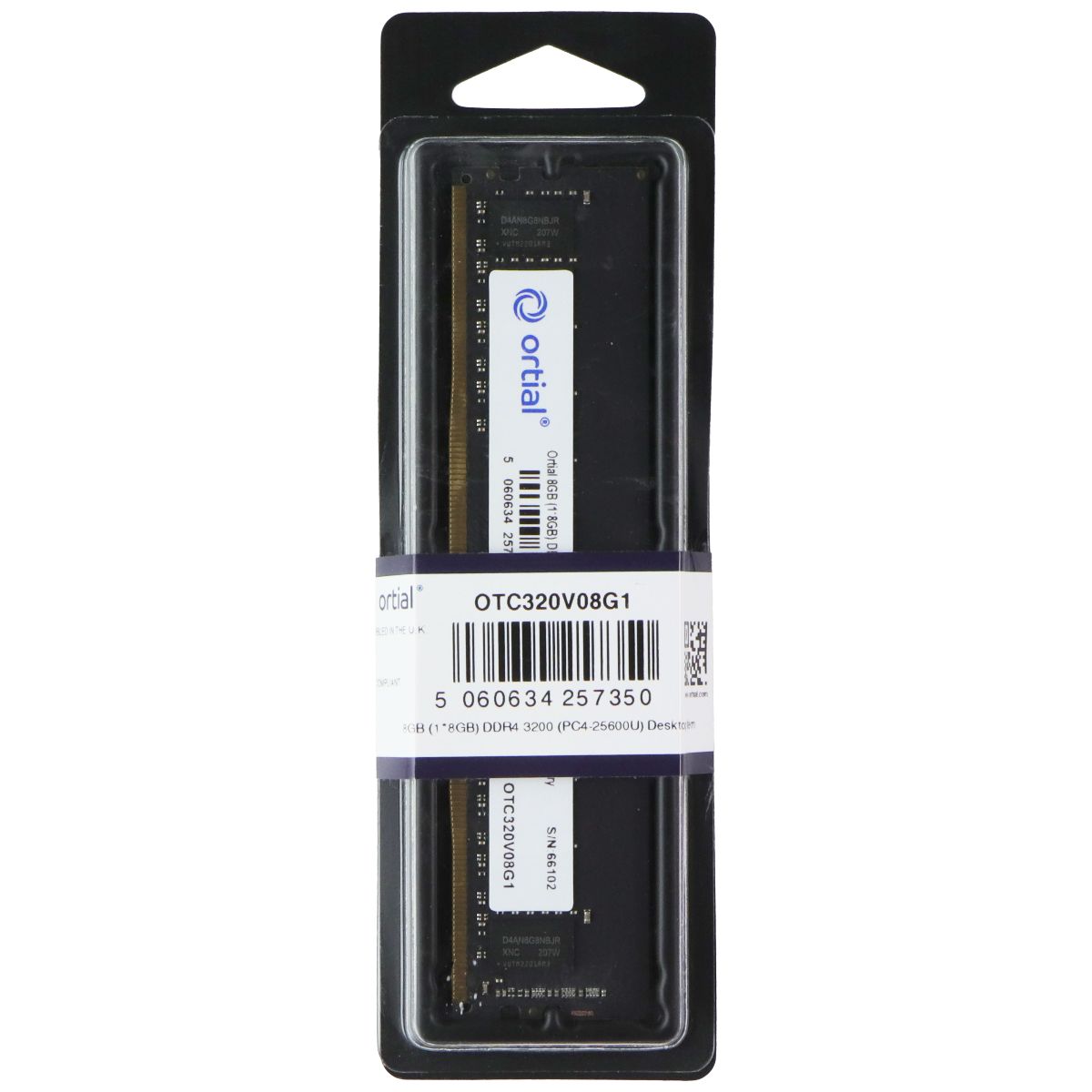 Ortial 8GB DDR4 3200 (PC4-25600U) Desktop Memory - (OTC320V08G1) Computer Parts - Memory (RAM) Ortial - Simple Cell Bulk Wholesale Pricing - USA Seller