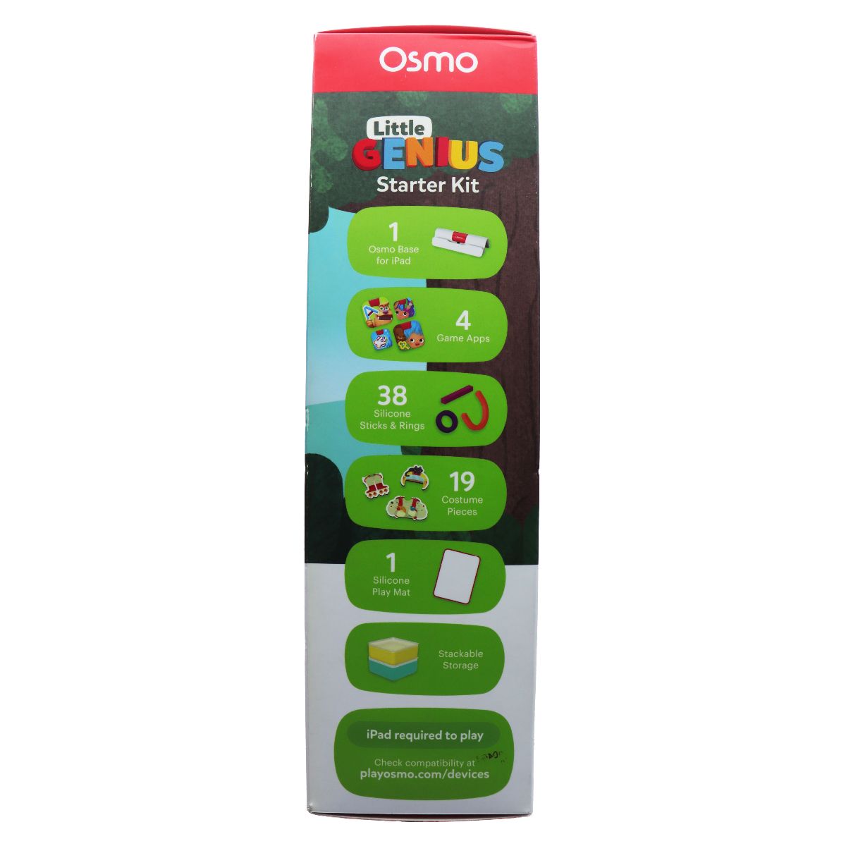 Osmo - Little Genius Starter Kit for iPad - 4 Hands-On Learning Games - Ages 3-5 Electronic Learning Toys - Learning Systems Osmo - Simple Cell Bulk Wholesale Pricing - USA Seller