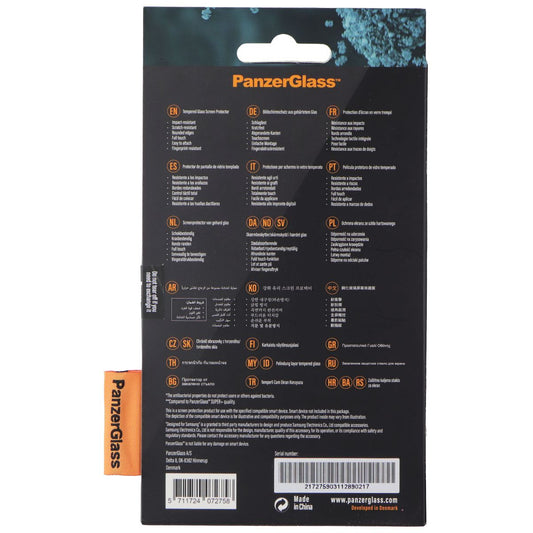 PanzerGlass Screen Protector for Samsung Galaxy S21 FE - Black (7275) Cell Phone - Screen Protectors PanzerGlass - Simple Cell Bulk Wholesale Pricing - USA Seller