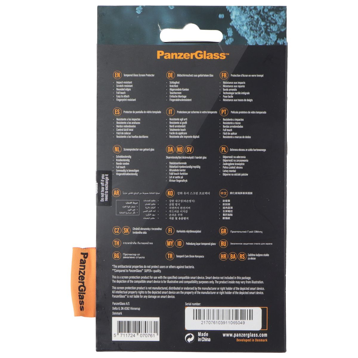 Panzer Glass Original Screen Protector for OPPO Find X5 - Clear Cell Phone - Screen Protectors PanzerGlass - Simple Cell Bulk Wholesale Pricing - USA Seller