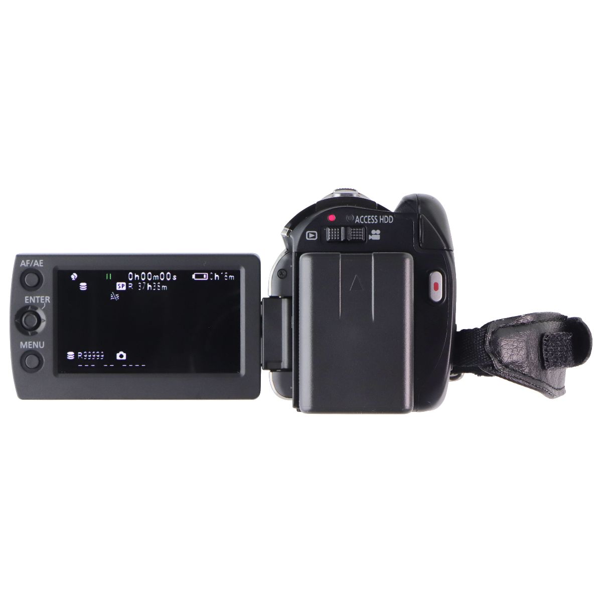 Panasonic SD/HDD Hybrid SDXC Video Camera (SDR-H100P) - Black Camcorders Panasonic - Simple Cell Bulk Wholesale Pricing - USA Seller