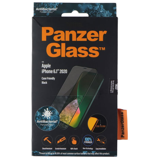 PanzerGlass Edge to Edge Screen Protector for Apple iPhone 12 - Black Edges Cell Phone - Screen Protectors PanzerGlass - Simple Cell Bulk Wholesale Pricing - USA Seller