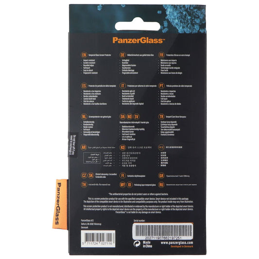 PanzerGlass Edge to Edge Screen Protector for Apple iPhone 12 - Black Edges Cell Phone - Screen Protectors PanzerGlass - Simple Cell Bulk Wholesale Pricing - USA Seller