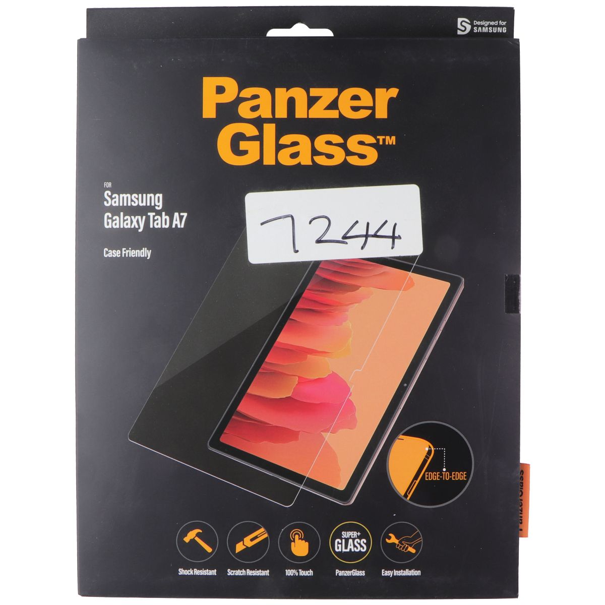 PanzerGlass Screen Protector for Samsung Galaxy Tab A7 iPad/Tablet Accessories - Screen Protectors PanzerGlass - Simple Cell Bulk Wholesale Pricing - USA Seller