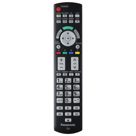 Panasonic OEM TV Remote Control - Black (N2QAYB000486) TV, Video & Audio Accessories - Remote Controls Panasonic - Simple Cell Bulk Wholesale Pricing - USA Seller