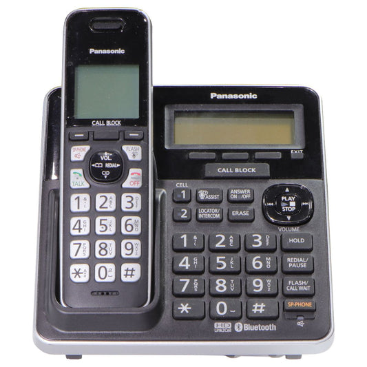 Panasonic KX-TG985 Expandable Cordless Phone System with 5 Handsets - Black Home Telephones & Accessories - Cordless Telephones & Handsets Panasonic    - Simple Cell Bulk Wholesale Pricing - USA Seller