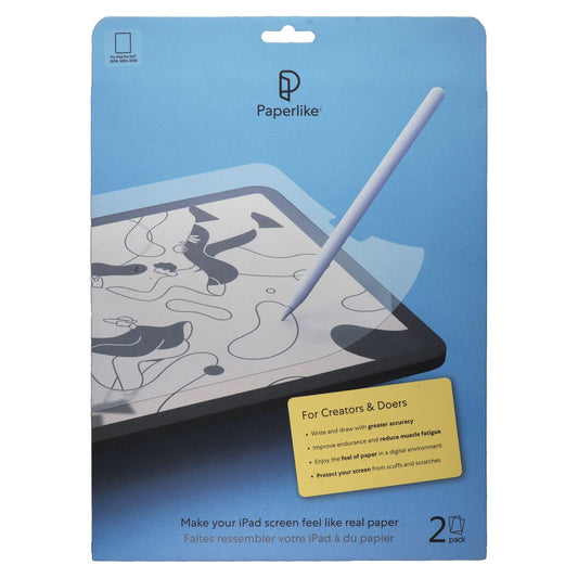 Paperlike 2.1 (2-Pack) Screen Protector for iPad Pro 12.9-inch (2018/20/21) iPad/Tablet Accessories - Screen Protectors Paperlike    - Simple Cell Bulk Wholesale Pricing - USA Seller