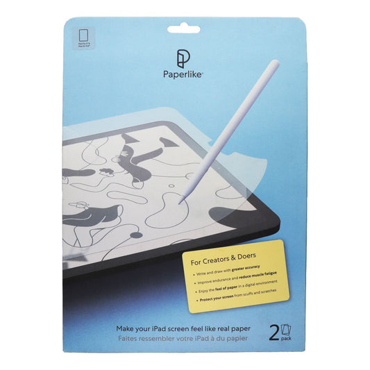 Paperlike (2-Pack) Screen Protector for iPad Pro 11-inch and iPad Air 10.9-inch iPad/Tablet Accessories - Screen Protectors Paperlike    - Simple Cell Bulk Wholesale Pricing - USA Seller