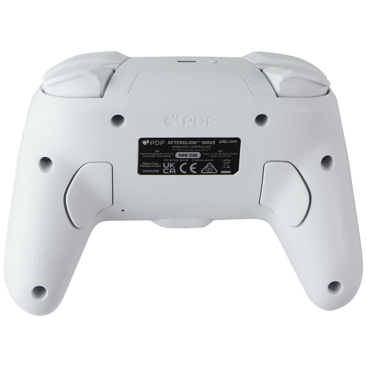 PDP Afterglow Wave Wireless Gaming Controller for Nintendo Switch - White Gaming/Console - Controllers & Attachments PDP - Simple Cell Bulk Wholesale Pricing - USA Seller