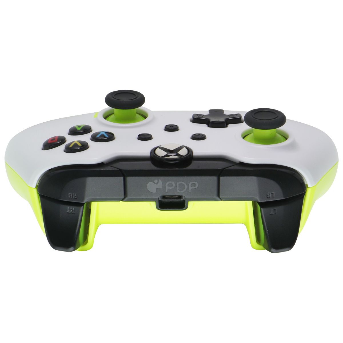 PDP Wired Gaming Controller for Xbox Series X/S/Xbox One - White/Neon Yellow Gaming/Console - Controllers & Attachments PDP - Simple Cell Bulk Wholesale Pricing - USA Seller