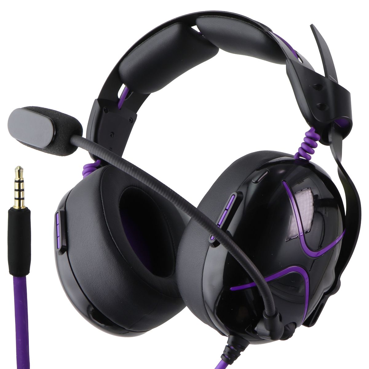 PDP Victrix Pro AF Premium Wired Gaming Headset for PS5/PS4/PC - Black/Purple Gaming/Console - Headsets PDP    - Simple Cell Bulk Wholesale Pricing - USA Seller