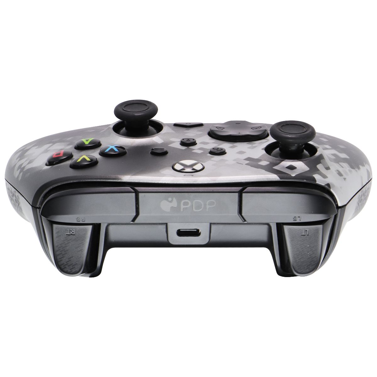 PDP Gaming Rematch Wired Controller for Xbox X/S/One Windows PC Glitch Black