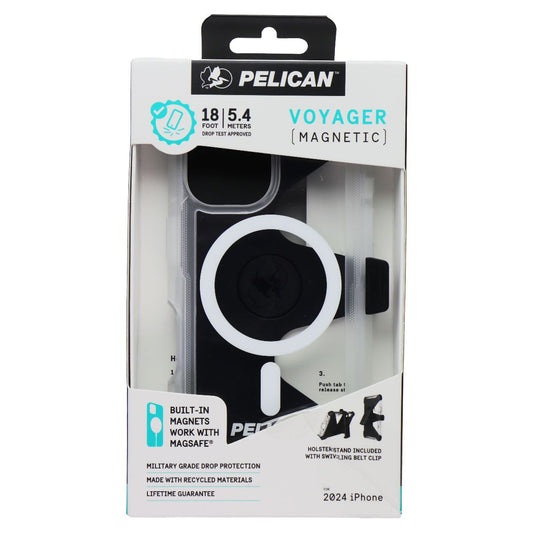 Pelican Voyager Case & Holster for MagSafe for Apple iPhone 16 - Clear Cell Phone - Cases, Covers & Skins Pelican - Simple Cell Bulk Wholesale Pricing - USA Seller