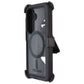 Pelican Voyager Case + Holster for MagSafe for Samsung Galaxy S26 - Black/Clear