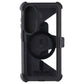 Pelican Voyager Case + Holster for MagSafe for Samsung Galaxy S26 - Black/Clear