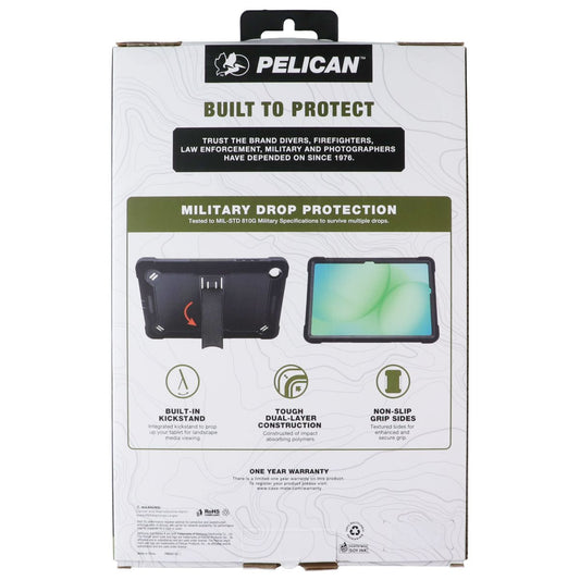 Pelican Voyager Ultra Rugged Stand Case for Samsung Galaxy Tab A11+ 5G - Black