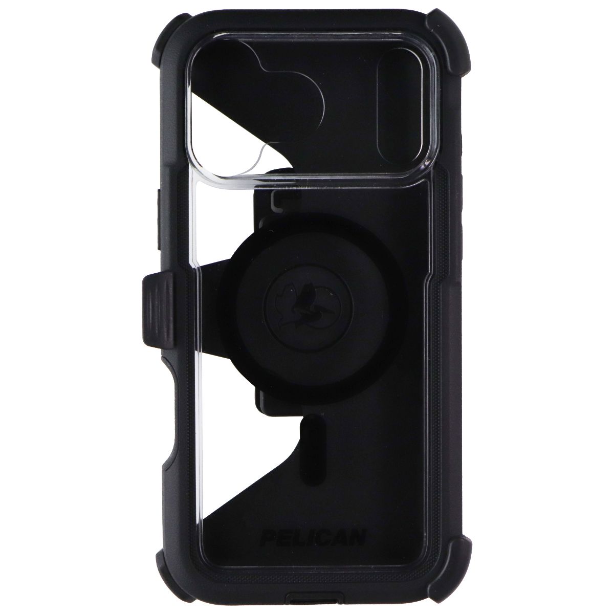Pelican Voyager Case and Holster for MagSafe for iPhone 17 Pro Max - Black/Clear Cell Phone - Cases, Covers & Skins Pelican - Simple Cell Bulk Wholesale Pricing - USA Seller