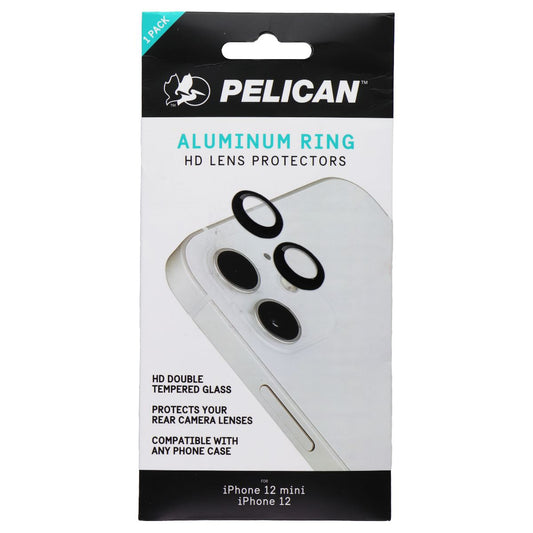 Pelican Aluminum Ring HD Camera Lens Protectors for Apple iPhone 12 mini / 12 Cell Phone - Screen Protectors Pelican    - Simple Cell Bulk Wholesale Pricing - USA Seller