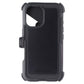 Pelican Voyager Case & Holster for MagSafe for Apple iPhone 16 - Black