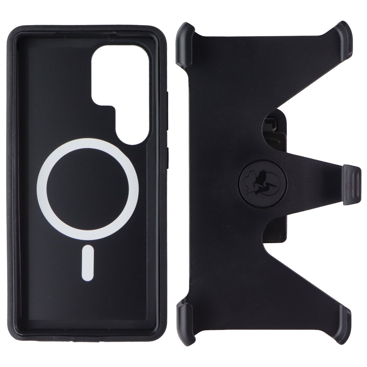 Pelican Voyager Magnetic Case with Holster for Samsung Galaxy S25 Ultra - Black Cell Phone - Cases, Covers & Skins Pelican - Simple Cell Bulk Wholesale Pricing - USA Seller