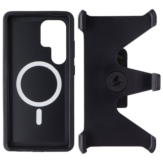 Pelican Voyager Magnetic Case with Holster for Samsung Galaxy S25 Ultra - Black Cell Phone - Cases, Covers & Skins Pelican - Simple Cell Bulk Wholesale Pricing - USA Seller