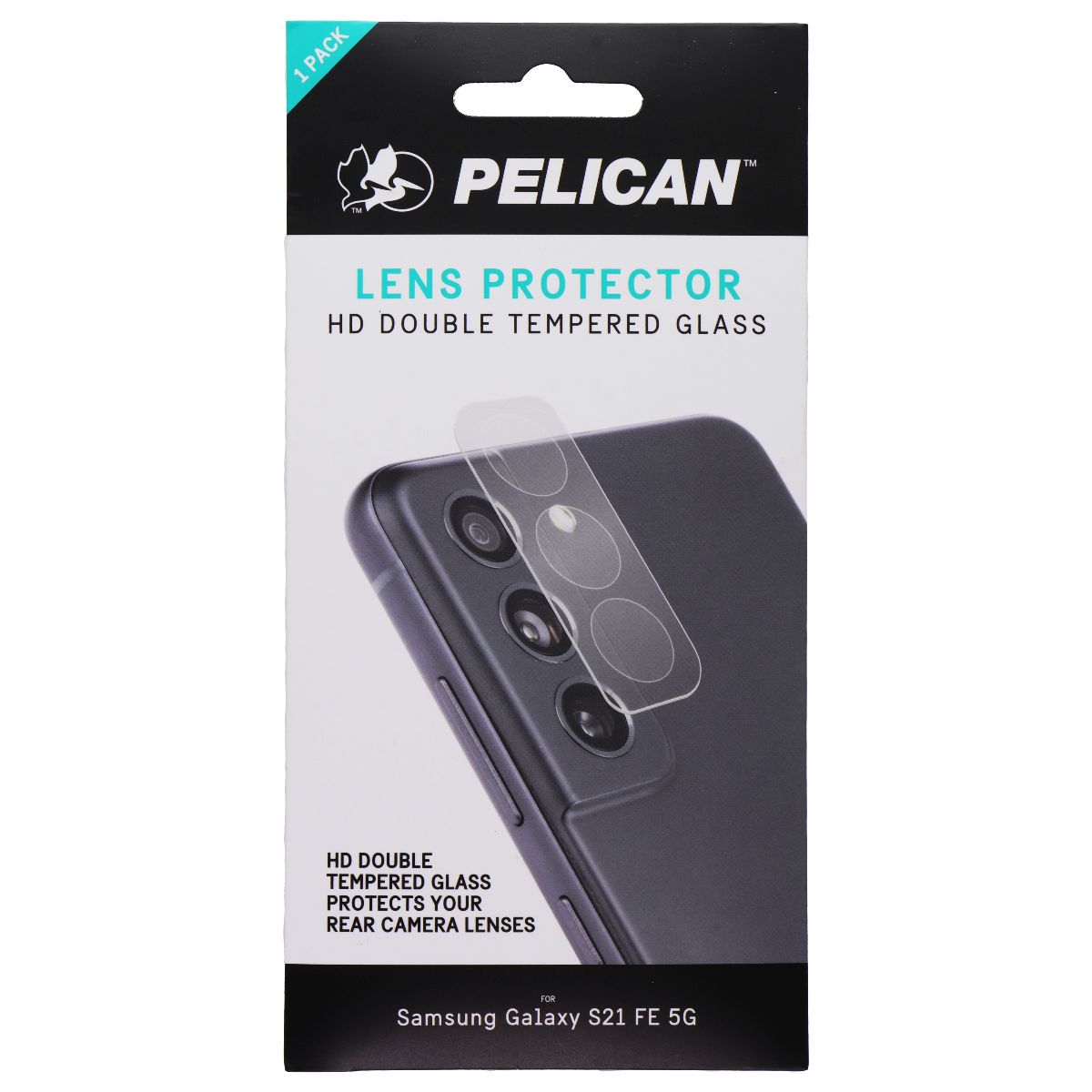 Pelican Glass Camera Lens Protector for Galaxy S21 FE (5G) - Clear Cell Phone - Screen Protectors Pelican    - Simple Cell Bulk Wholesale Pricing - USA Seller