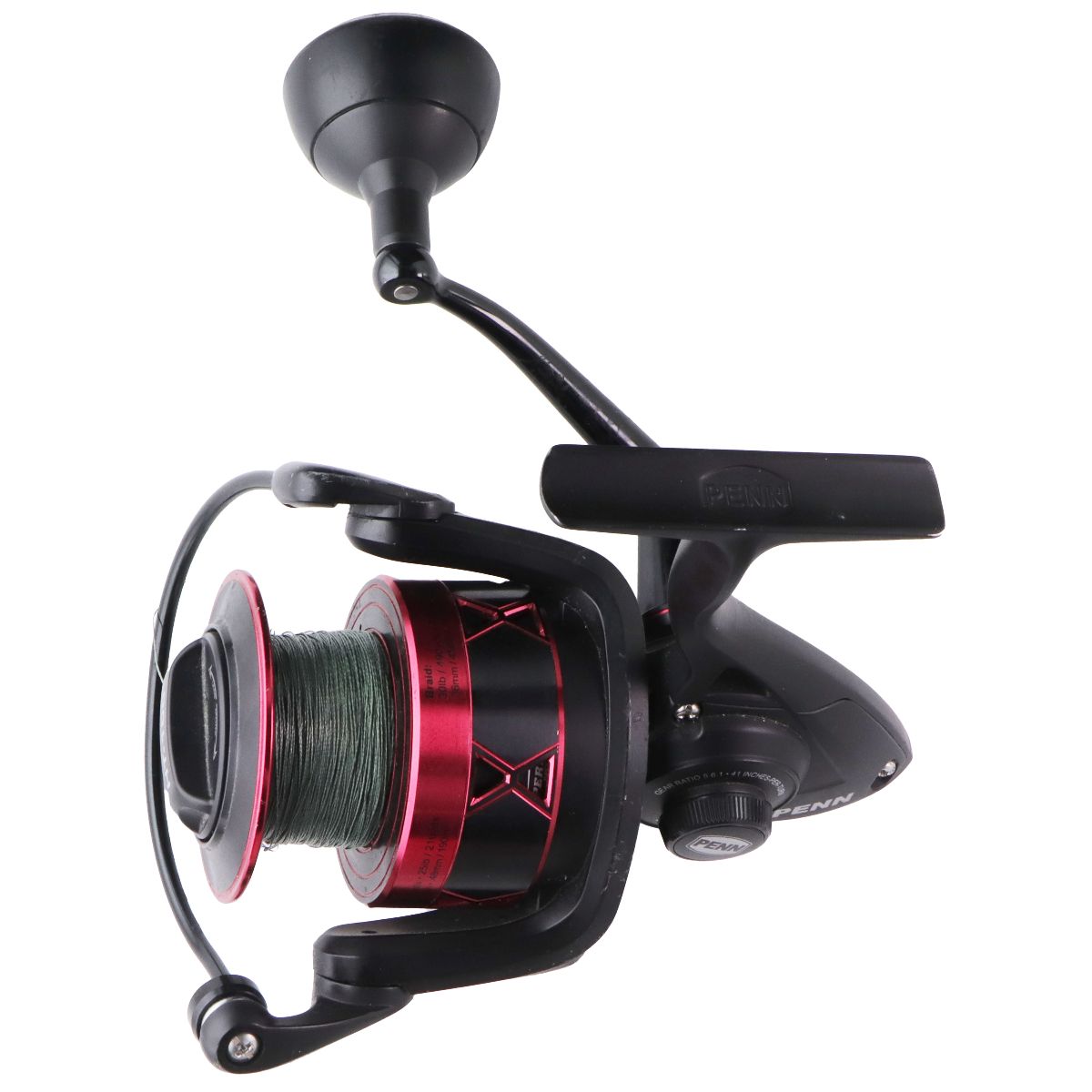 PENN Fierce IV HT-100 Spinning Reel for Fishing Rods (6000 / 5.6:1) - Red