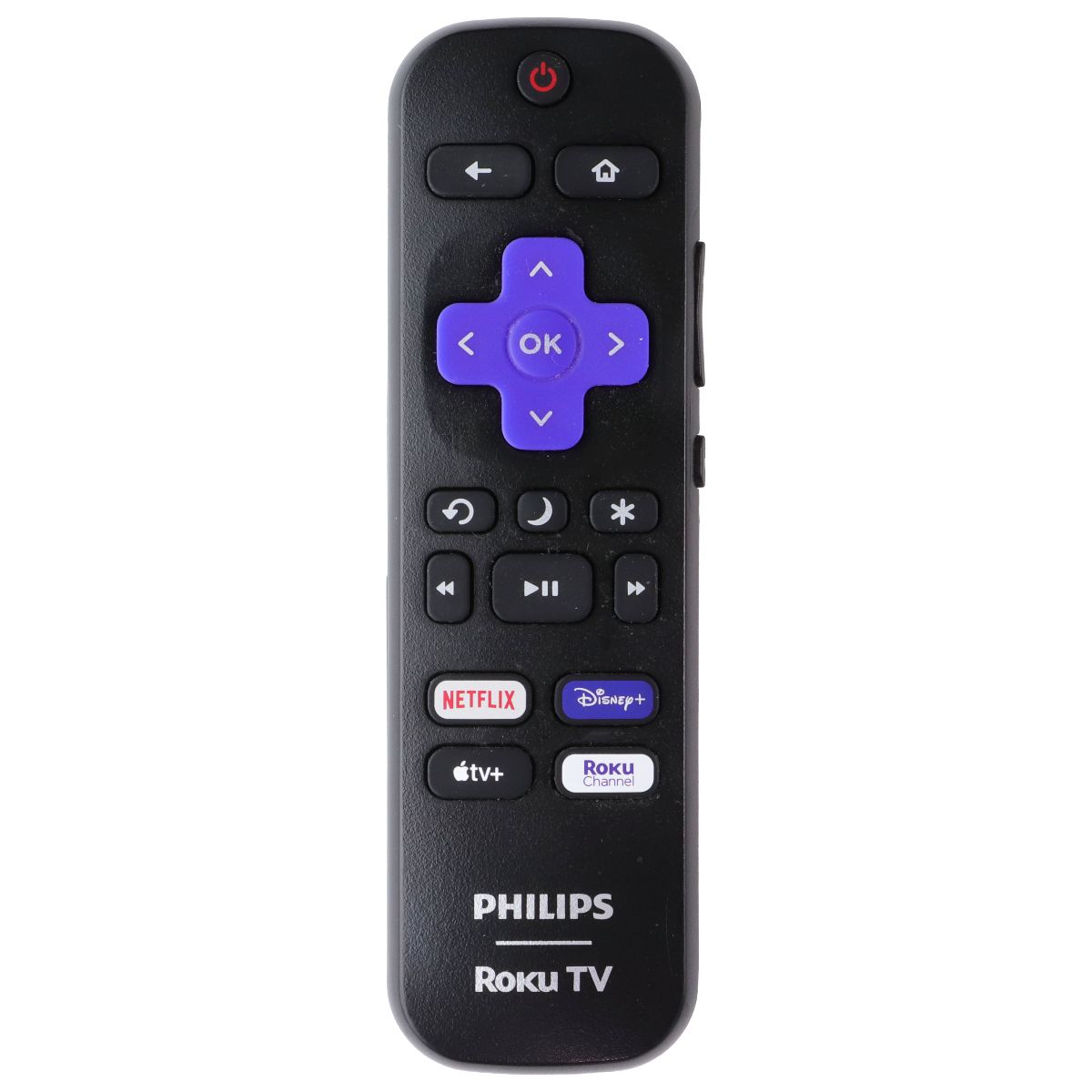 Philips Roku TV Remote (RC-ALIR) with Netflix/Disney+/Apple+/Roku Hotkeys