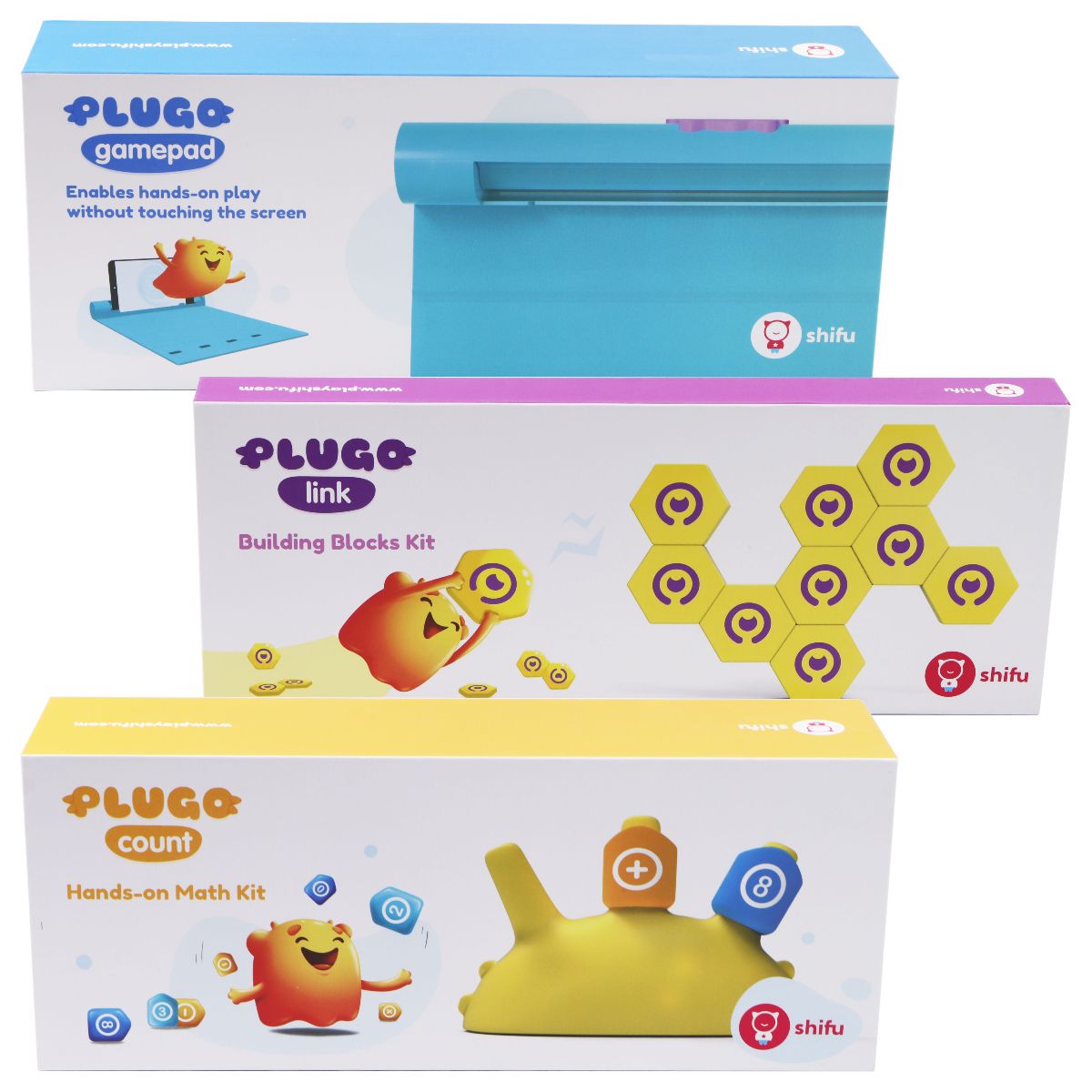 PlayShifu Plugo Count + Link AR Powered Hands-On Math Kit for Apple - (Ages 4+) Educational - Other Educational Toys PlayShifu - Simple Cell Bulk Wholesale Pricing - USA Seller