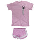 Cotton T-Shirt (M) and Shorts (S) Playboy Set - Pink Clothing & Accessories - Safety & Reflective Gear Playboy - Simple Cell Bulk Wholesale Pricing - USA Seller
