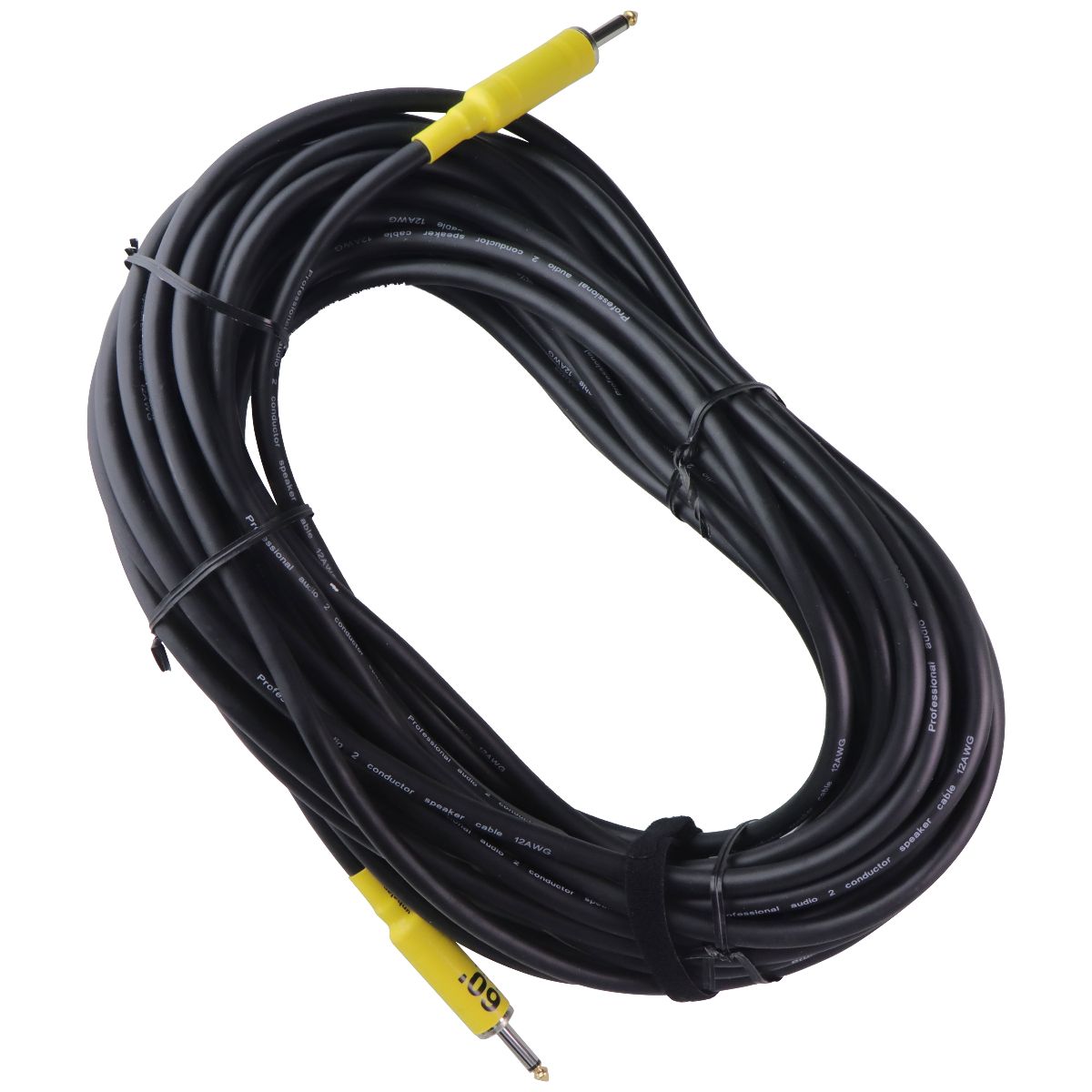 pLoYnk Professional 1/4-in Male to 1/4-in Male Audio Speaker Cable - 60 Foot Computer/Network - Audio Cables & Adapters pLoYnk - Simple Cell Bulk Wholesale Pricing - USA Seller