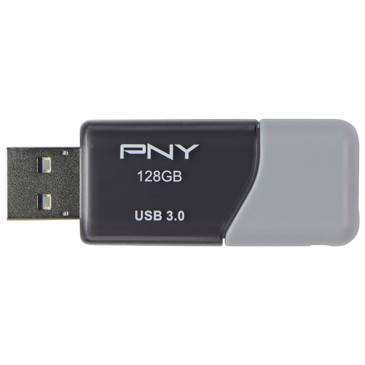PNY (128GB) Turbo Attaché 3 USB 3.0 Flash Drive - Silver (P-FD128TBOP-GE) Digital Storage - USB Flash Drives PNY - Simple Cell Bulk Wholesale Pricing - USA Seller