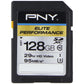 PNY 128GB Elite Performance SDXC Flash Memory Card - Class 10 USH-I U3 (95MB/s) Digital Camera - Memory Cards PNY - Simple Cell Bulk Wholesale Pricing - USA Seller