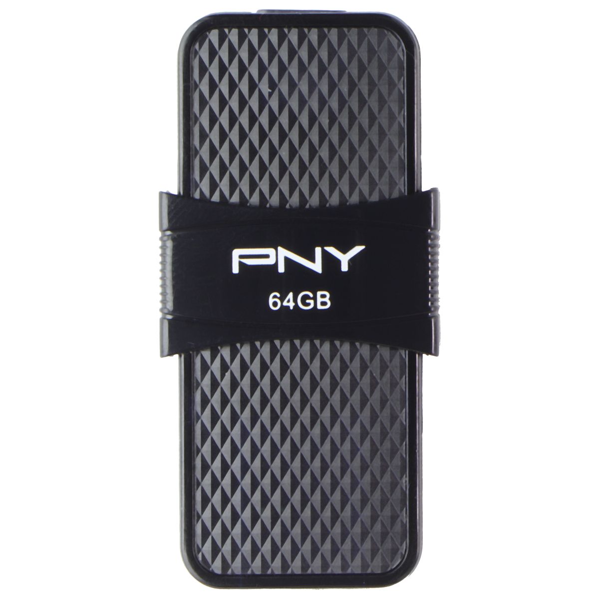 PNY (64GB) DUO LINK USB 3.1 Type-C OTG Flash Drive - Black (P-FD64GOTGSLTC-GE) Digital Storage - USB Flash Drives PNY - Simple Cell Bulk Wholesale Pricing - USA Seller